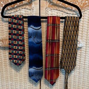 J. Garcia Men's Tie Set - Multicolor Elegance Silk